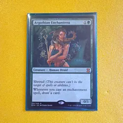 Wizards of the Coast MTG Argothian Enchantress 158/249 Foil Mythic Green EN - Image 1
