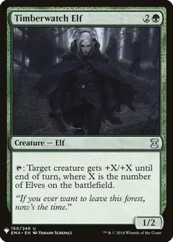 Timberwatch Elf 190 Uncommon The List Reprints MTG Near Mint - Image 1