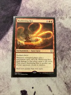 Mtg Maddening Hex - Commander Adventures In The Forgotten Realms + Bonus Foils - Image 1