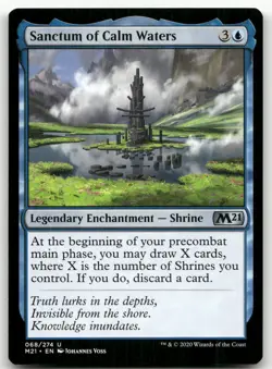 Sanctum of Calm Waters #68 (NM) Core Set 2021 M21 Magic MTG - Image 1