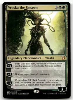 Vraska the Unseen #207 (NM) Commander 2019 C19 Magic MTG - Image 1