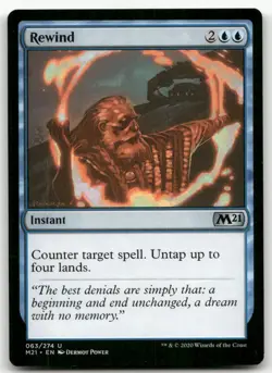 Rewind #63 (NM) Core Set 2021 M21 Magic MTG - Image 1