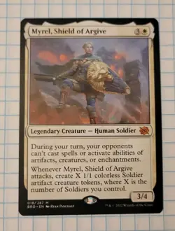 MTG Myrel, Shield of Argive - The Brothers' War Regular 018 M BRO CREATURE - Image 1
