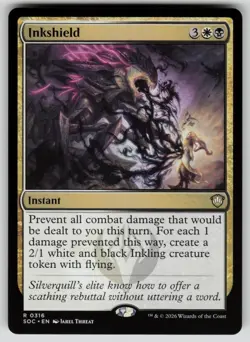 Inkshield Rare Commander: Secrets of Strixhaven 316 MTG Near Mint 2026 - Image 1