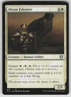Abzan Falconer Normal U Commander: Innistrad: Midnight Hunt 77 NM - Image 1