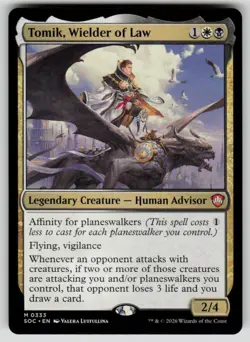 Tomik, Wielder of Law Mythic Commander: Secrets of Strixhaven 333 MTG NM 2026 - Image 1