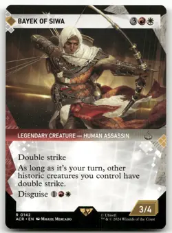 Bayek of Siwa (Showcase) #142 (NM) Assassin's Creed ACR Magic MTG - Image 1