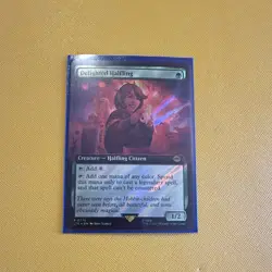 Delighted Halfling 0774 Foil Rare Creature Green MTG LOTR Tales EN - Image 2