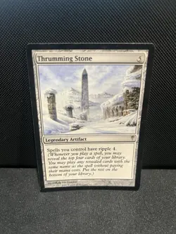 Magic The Gathering Thrumming Stone Coldsnap Regular MP/HP - Image 1