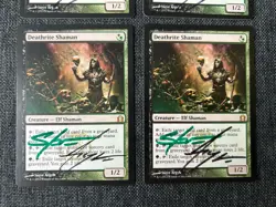 4X NM Signed Steve Argyle Deathrite Shamen Return To Ravnica MTG - Image 2