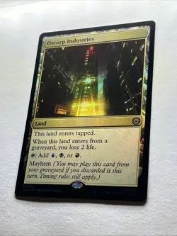 25' MTG Wizards of theCoast Marvel R 0182 Oscorp Industries FOIL MT/BETTER - Image 2