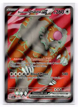 Bloodmoon Ursaluna ex SV06: Twilight Masquerade - Pokemon NM 202/167 - Image 1