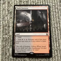 Dark Fortress 264 Rare Marvel Super Heroes Magic: The Gathering Foil Near Mint - Image 1