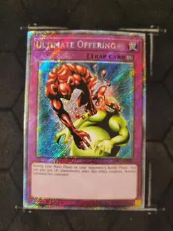 Yugioh Ultimate Offering RA03-EN088 1st Ed Platinum Secret Rare Mint - Image 1