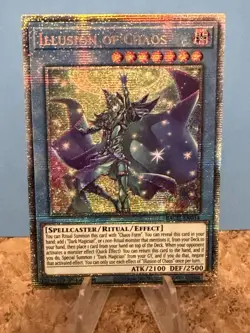 Yugioh Illusion of Chaos BACH-EN034 Starlight Rare 1st Ed NM - Image 1