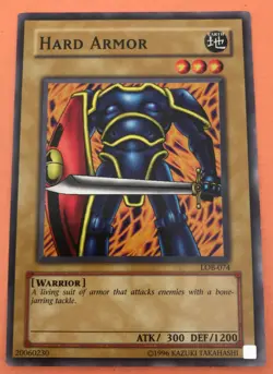 Hard Armor LOB-074 Yu-Gi-Oh! Card Light Play Unlimited - CARD SAVER I - Image 1