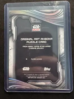 2025 Topps Star Wars Chrome Galaxy Enoch Ahsoka Art Puzzle Card #AP-8 - Image 2