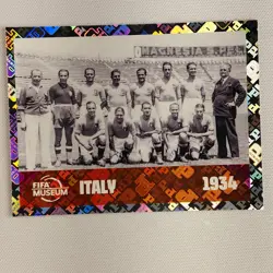 ITALY 1934 Panini 2026 FIFA World Cup Sticker Foil #FWC9 FIFA Museum - Image 1
