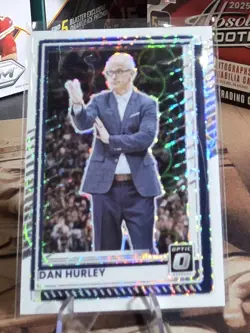 2025-26 Donruss Optic Dan Hurley White Circles /49 Uconn - Image 1