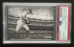 AARON JUDGE 2019 Topps On Demand Black and White #23 SP PSA 10 low pop - Image 1