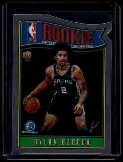 2025-26 Bowman #RY-2 Dylan Harper Rookie Of The Year Favorites - Image 1