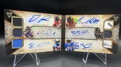 2014 Triple Threads Six Auto Relic Reggie Bush, Forte, Freeman, White, Ebron /27 - Image 1