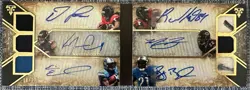2014 Triple Threads Six Auto Relic Reggie Bush, Forte, Freeman, White, Ebron /27 - Image 2