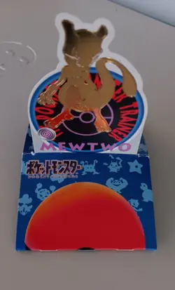 1998 Pokemon Pocket Monsters Slide-Up #150 Mewtwo Gold Foil - Image 1