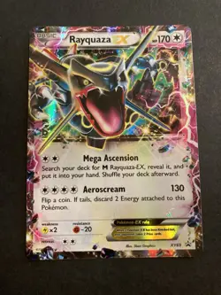 Pokemon Rayquaza EX (Shiny) XY69 XY Holo Promo Rare - Image 1