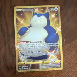 Pokemon Company Snorlax 224/198 Secret Rare Holo Chilling Reign SWSH06 EN - Image 1