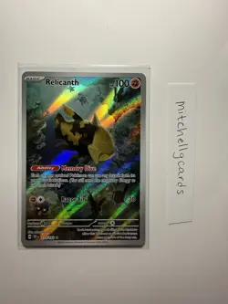 Pokemon TCG Relicanth 173/162 SV05: Temporal Forces Illustration Rare Full Art - Image 1