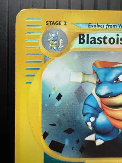 Pokemon Expedition Blastoise Reverse Holo 36/165 (HP/Damaged) - Image 2