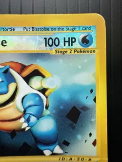 Pokemon Expedition Blastoise Reverse Holo 36/165 (HP/Damaged) - Image 3