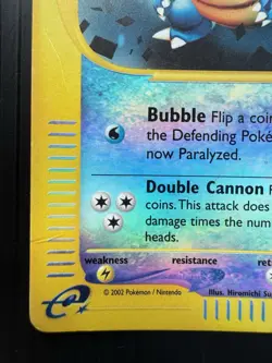 Pokemon Expedition Blastoise Reverse Holo 36/165 (HP/Damaged) - Image 4