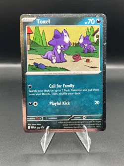 Toxel - MEP078 - Pokemon TCG Chaos Rising Cosmos Holo Black Star Promo Card Nm - Image 1