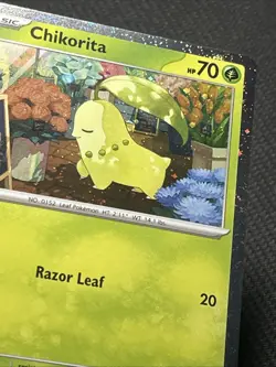 Chikorita MEP 069 - NM Pokemon Mega Evolution Perfect Order Holo Promo - Image 2