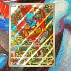 Pokemon Riolu (10/52) Mega Evolution Promo NM HOLO - Image 1