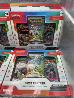 Pokemon First Partner Illustration Collection Series 2. X4. Factory Sealed - Image 3
