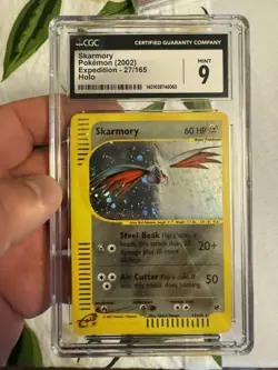 2002 Pokemon - Skarmory Holo E Reader - Expedition - 27/165 - CGC 9 MINT! - WOTC - Image 2
