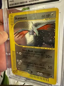 2002 Pokemon - Skarmory Holo E Reader - Expedition - 27/165 - CGC 9 MINT! - WOTC - Image 5
