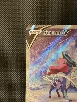 Suicune V GG38/GG70 Crown Zenith Galarian Gallery Full Art Pokemon Card Mint - Image 4