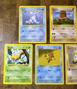 Shadowless Base set Commons 7 cards Pokemon 1999 WOTC - Image 2