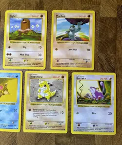 Shadowless Base set Commons 7 cards Pokemon 1999 WOTC - Image 3