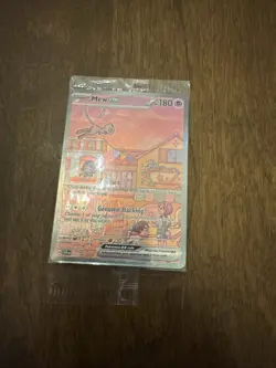 Mew ex 053 SEALED Black Star Promo Scarlet & Violet 151 UPC NM Pokemon Card - Image 1