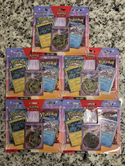 Lot of 5 Swirl Pokemon Scarlet & Violet 2 Booster Pack Blister Destined - Image 1