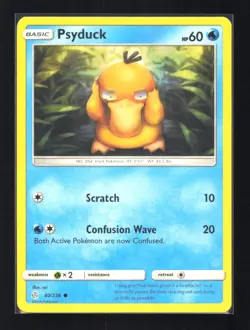 Psyduck 40/236 SM - Cosmic Eclipse Common Pokemon TCG LP+ - Image 1