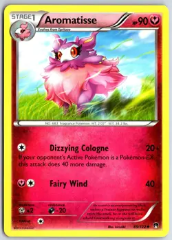 Pokemon Pink Fairy Lot x3- Aromatisse, Cottonee, Cutiefly |Cutie Cards - Image 2