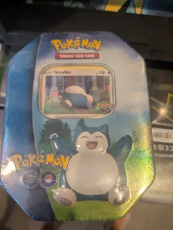 New Pokemon TCG Pokemon GO Snorlax Tin - Factory Sealed - Image 1