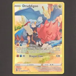Druddigon TG09/TG30 Holo Silver Tempest Trainer Gallery Pokemon LP - Image 1