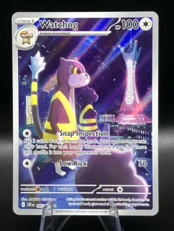 Watchhog 097/086 Illustration Rare Chaos Rising Pokemon Card - Image 1